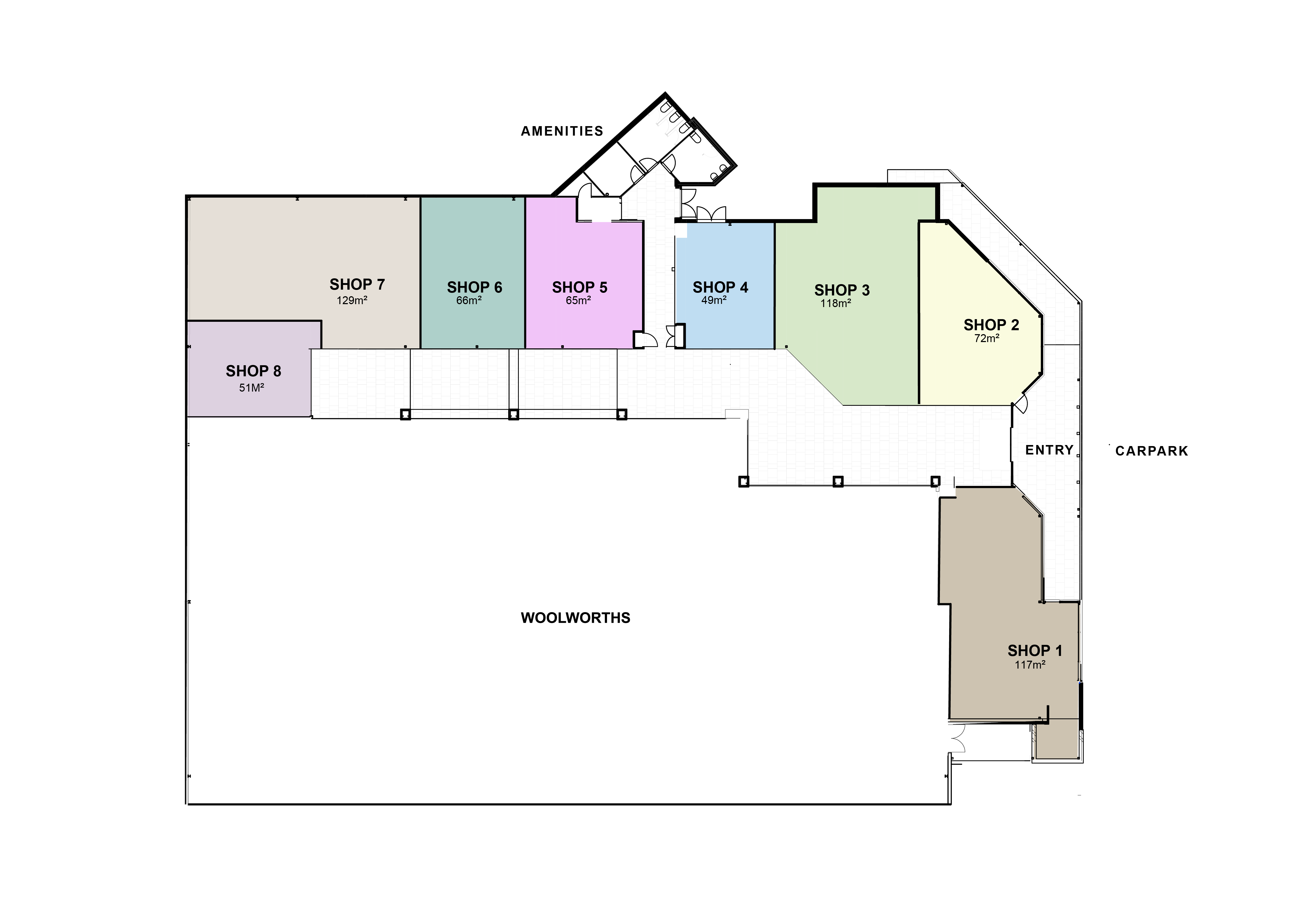 stanthrope plaza centre map